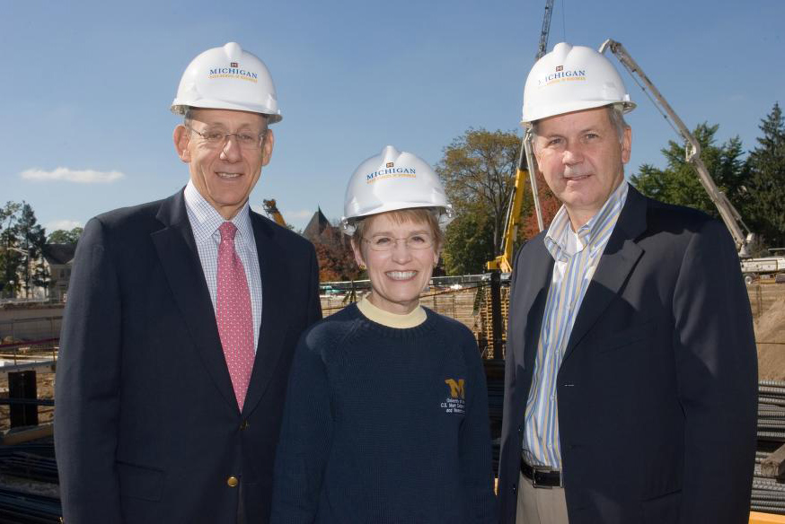 Stephen Ross, Mary Sue Coleman, Robert Dolan