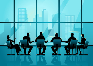 Board of directors illustration