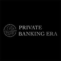 "Private Banking Era" with wave icon next to it