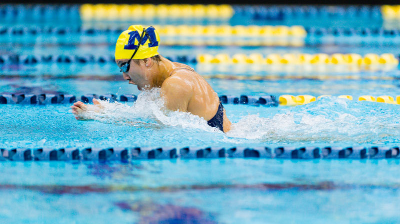 Jamie Yeung swimming